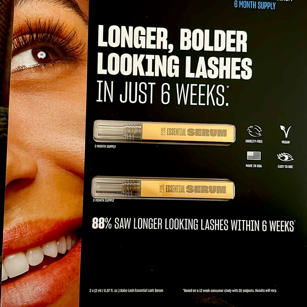 BABE LASH SERUM 2 PACK